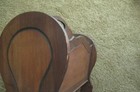 VTG 1940s Natural Mahogany Wood 2-Section Magazine Rack - Local Pick-up 23111 — photo 7