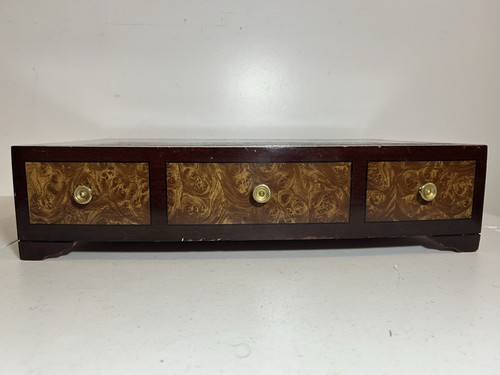 Vintage 1847 Rogers Bros anlaufgeschützte Silberbesteck Truhe Holzkiste Leerkiste - Bild 14 von 24