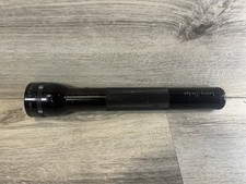 Vintage BLACK MAGLITE Mag-Lite 3 D Cell Flashlight Torch 12.5" Tested