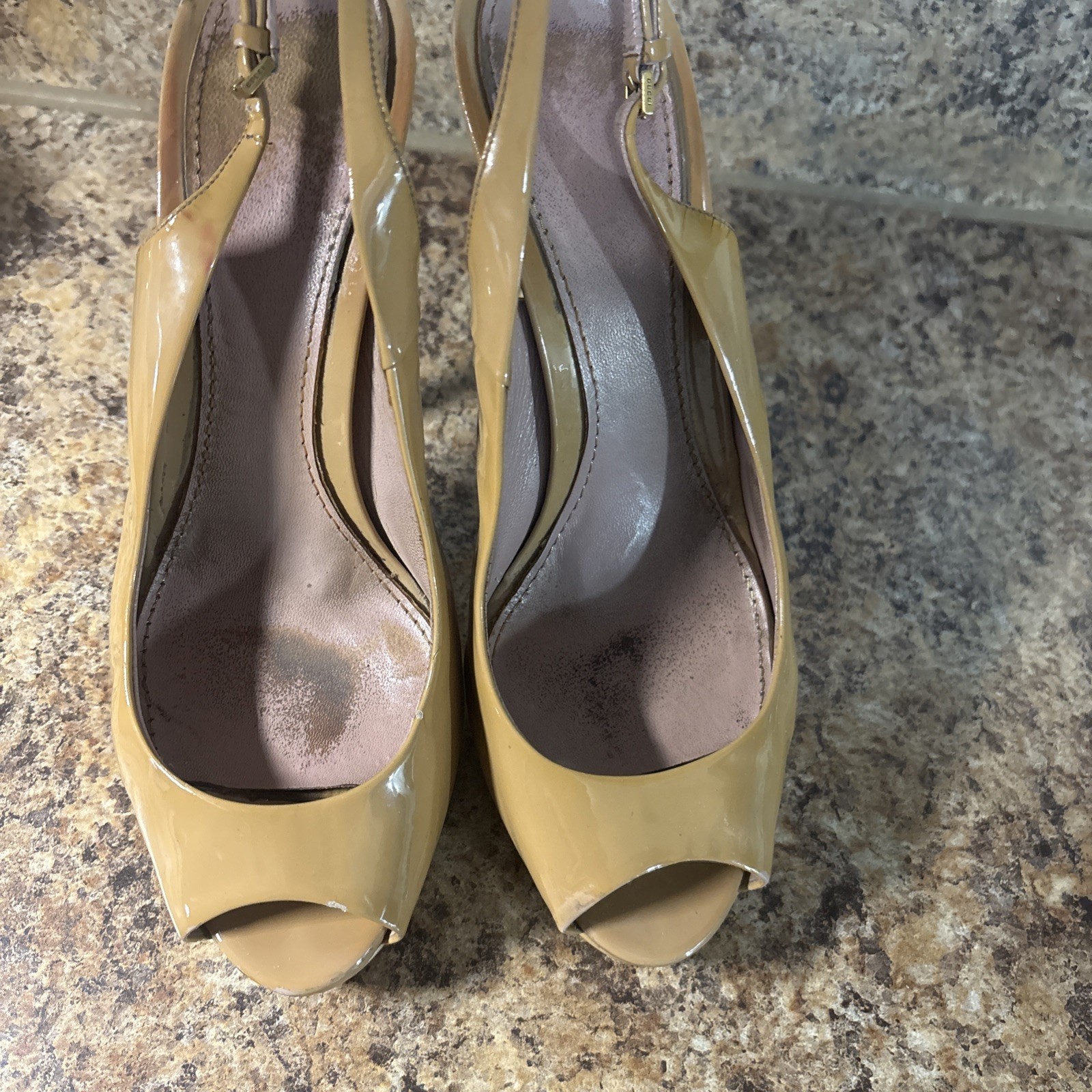 GUCCI SOFÍA   Platform Nude Slingback Open Toe St… - image 8