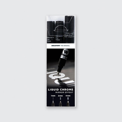 Molotow Liquid Chrome Marker mehrere Größen 3er Set