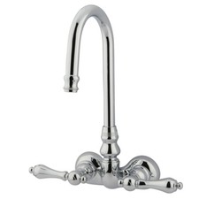 Kingston Brass CC72T Vintage Wall Mounted Clawfoot Tub Filler - Chrome