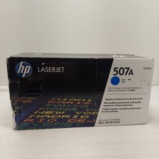 HP 507A Cyan LaserJet Toner Cartridge CE401A M551 M575 Genuine OEM New Box Wear