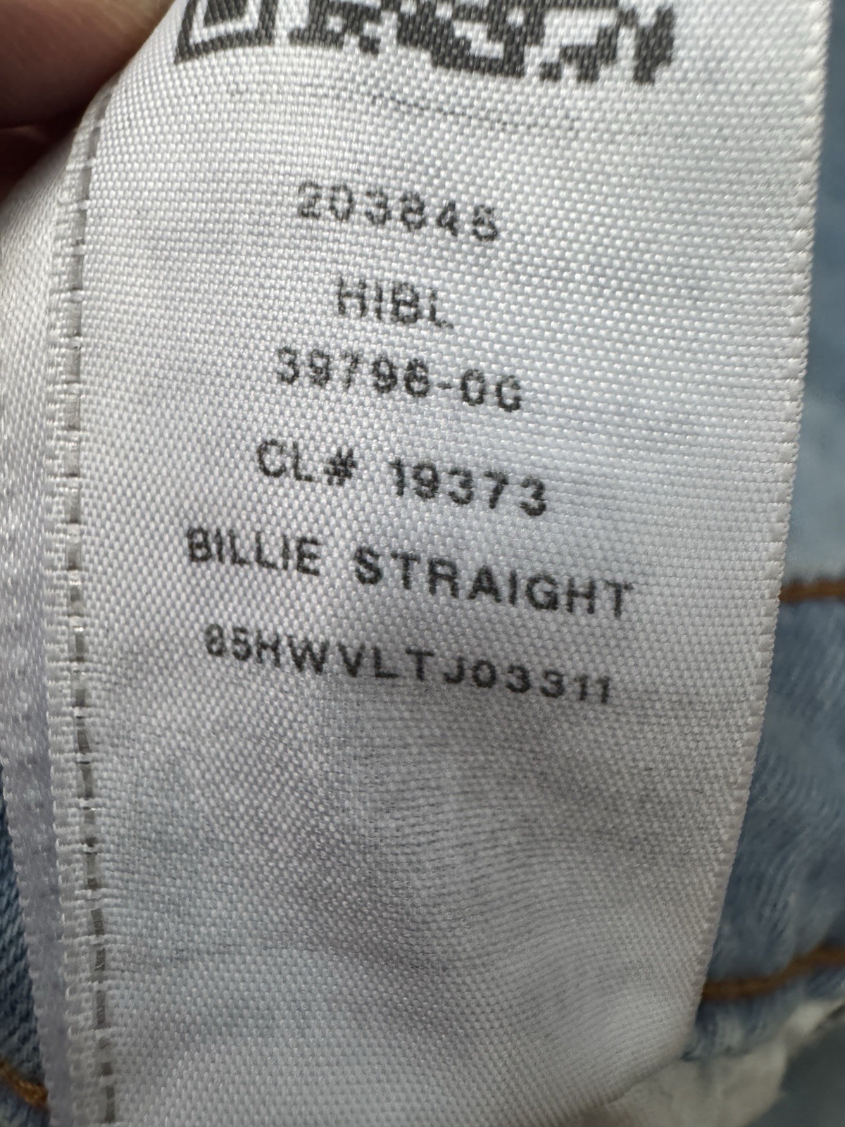 True Religion World Tour Billie Mid Ride Straight 29 Light Wash Urban Streetwear thumbnail 9