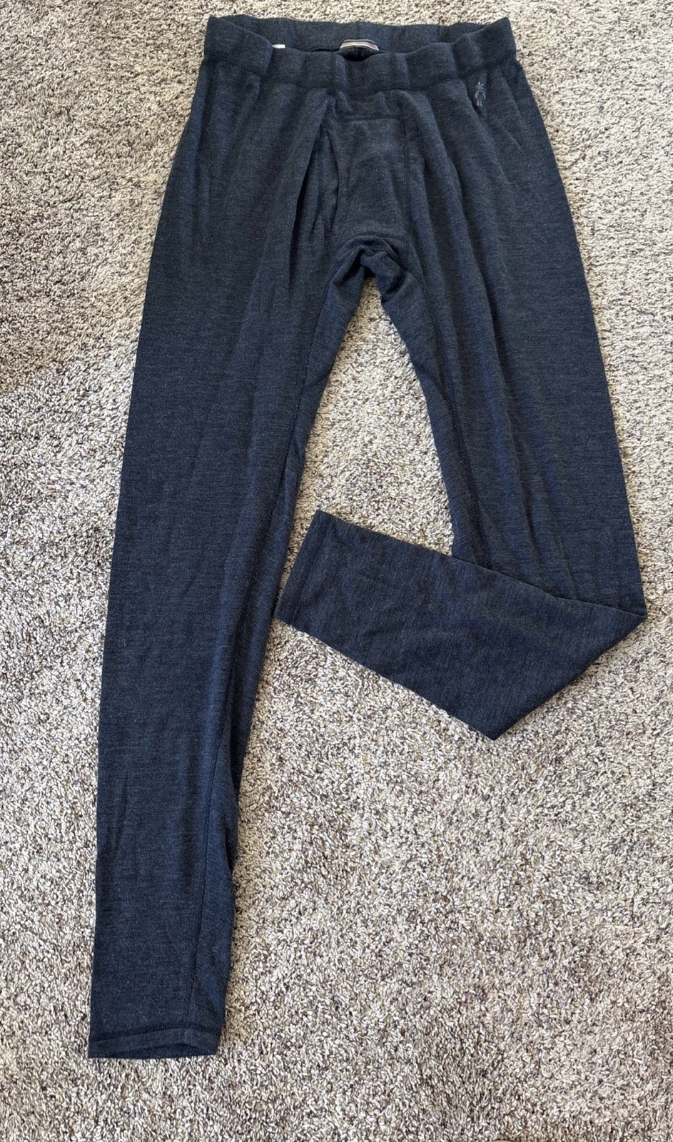 Smartwool Gray 100% Merino Wool Baselayer Thermal Long John Pants Size XXL 2XL