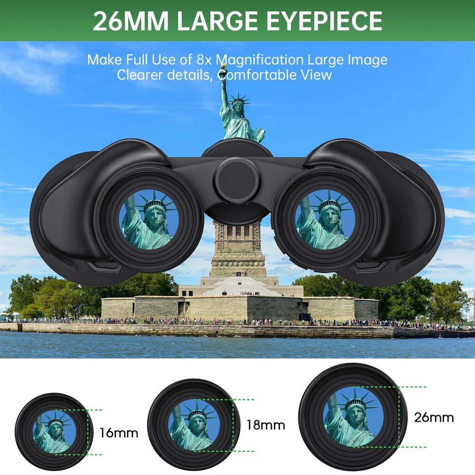 20x50 High Powered Binoculars for Adults, Waterproof Compact Binoculars with ... - Image 4 of 4