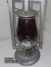 Vintage RAYO No 17 Tubular BULLSEYE GLOBE Kerosene Lantern