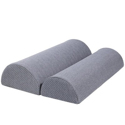 M Mute Touch 2PCS Knee Pillow for Sleeping, Half Moon Bolster Pillow for Neck...