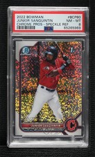 2022 Bowman Chrome Prospects Speckle Refractor /299 Junior Sanquintin PSA 8 1nx0
