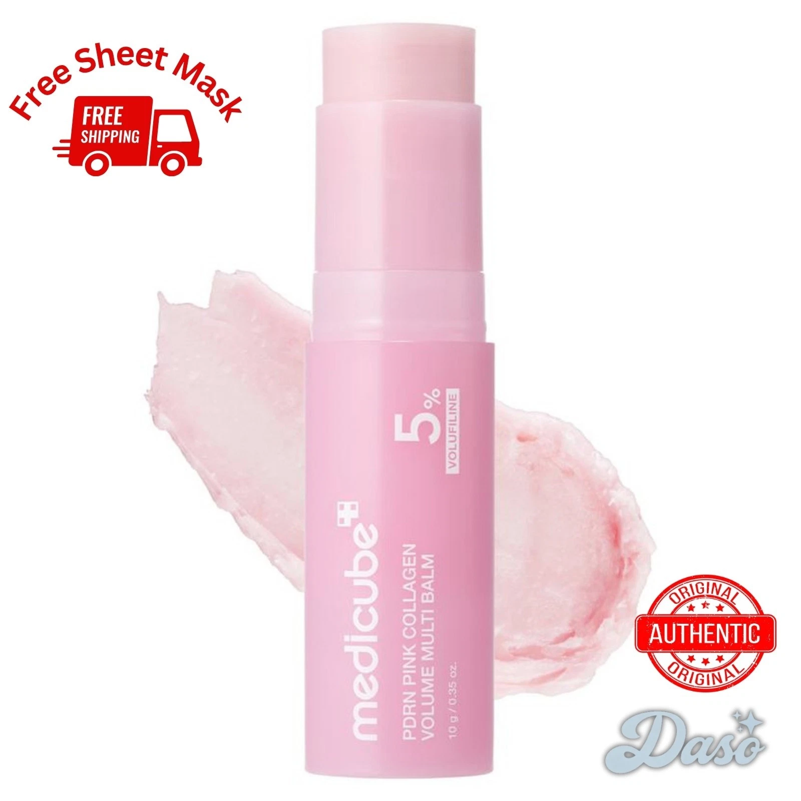 Medicube PDRN Pink Collagen Volume Balm Stick Filler in a Stick K-Beauty