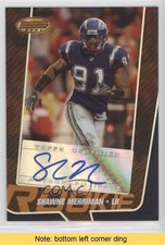 2005 Bowman's Best Rookie Bronze 4/99 Shawne Merriman #156 Auto READ 0af