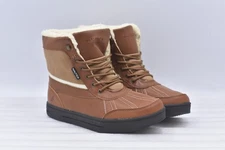Mens Nautica Lockview Duck Snow Boot Brown Size 11 (EU 44)