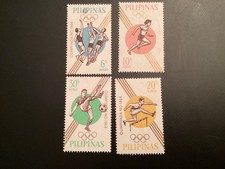 ICOLLECTZONE Philippines 915-18 Olympic XF NH (E000-338)