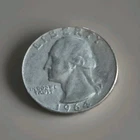 Bullion Roll Of 1964 25C Washington Quarters (40 coins)