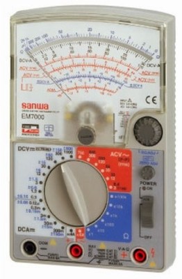 Sanwa EM7000 Analog Multitester Meter Voltage Current Tester New