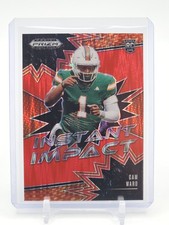 CAM WARD 2025 PRIZM DRAFT PICKS INSTANT IMPACT RED FLASH ROOKIE /49 Q2215