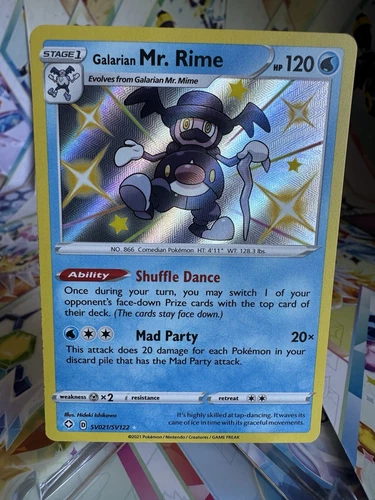 Galarian Mr. Rime SV021/SV122 Shining Fates: Shiny Vault Pokemon Card
