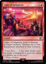 Light of Judgment 144 Final Fantasy Magic the Gathering