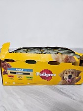 Pedigree Adult Dog Food in Gravy 12 x 400g Cans Mixed Meat Selection BBE 10/2027 3.12 per kilo