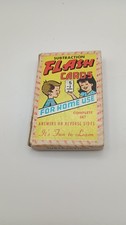 Vintage Subtraction Flash Cards Warren Paper Products Made In USA, No.45