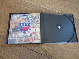 Sega Mega -cd Classics Arcade Collection Case And Manuals 