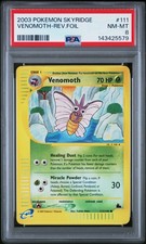 Pokemon Venomoth Reverse Holo Skyridge 111/144 PSA 8
