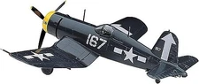 Hasegawa F4U1D Corsair Aircraft - Plastic Model Airplane Kit - 1/72 Scale