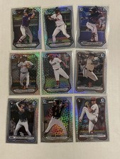 2026 Bowman Chrome Baseball Mega Box 30 Card Refractor Lot.