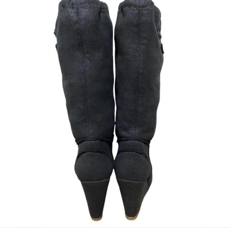 CHANEL Vintage CHANEL Coco Mark punta abierta cuña talla 35 Foto 3 de 4