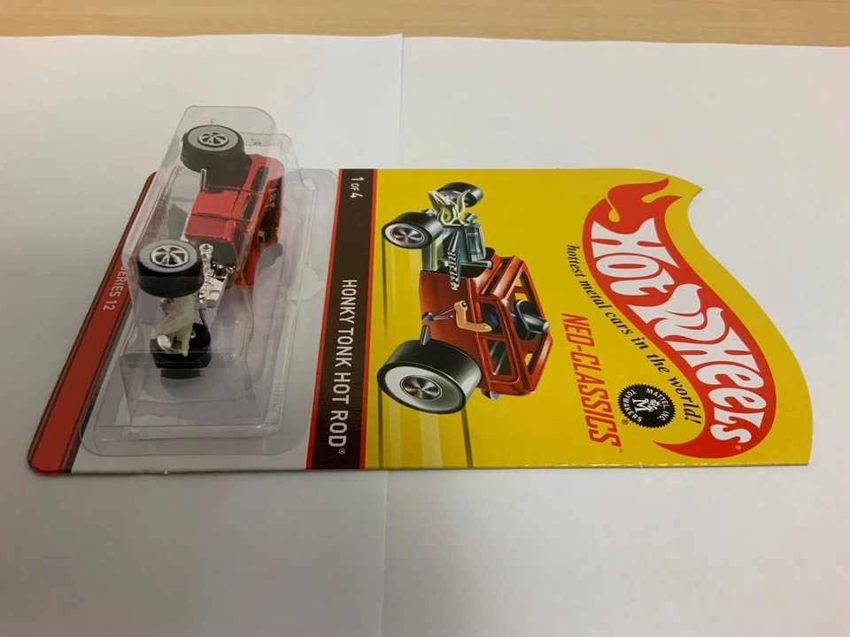2013 Hot Wheels NEO-CLASSICS Series Honky Tonk Hot Rod 747 of 4500 MONMC Read - Image 4 of 4