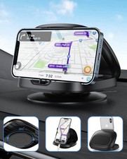 Car Phone Holder for Dashboard, 360� Rotatable Horizontal & Vertical Viewing Car