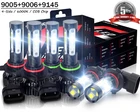For Ford EXPEDITION 2003-2006 6000k 6X LED Headlight + Fog Light Bulbs Combo Kit