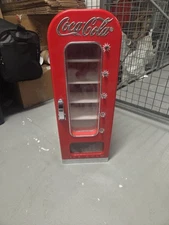 Retro Coca Cola Vending Fridge 10 Can Machine Mini Soda Refrigerator Coke Cooler