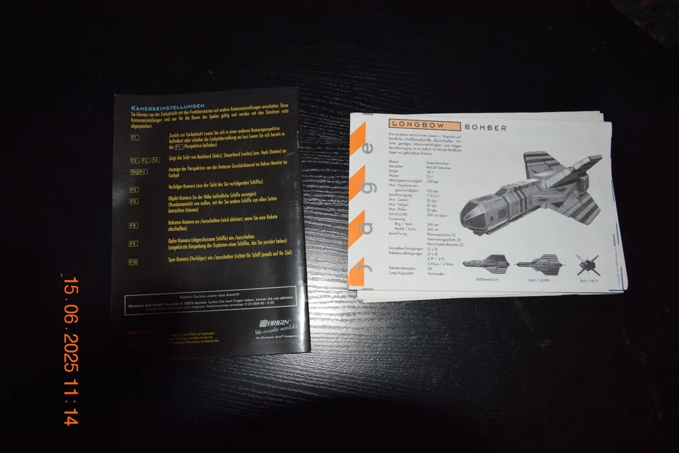 Wing Commander III 3 Heart of the Tiger für PC Big Box Anleitung ohne Spiel - Bild 3 von 3