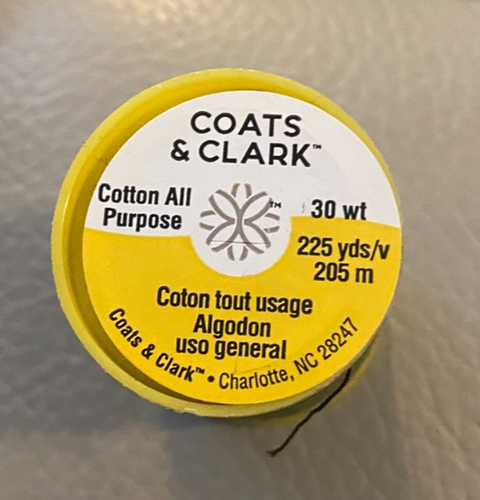 Cotton All Purpose Thread 225yd Bronze Green 6360 #12 - Picture 3 of 3