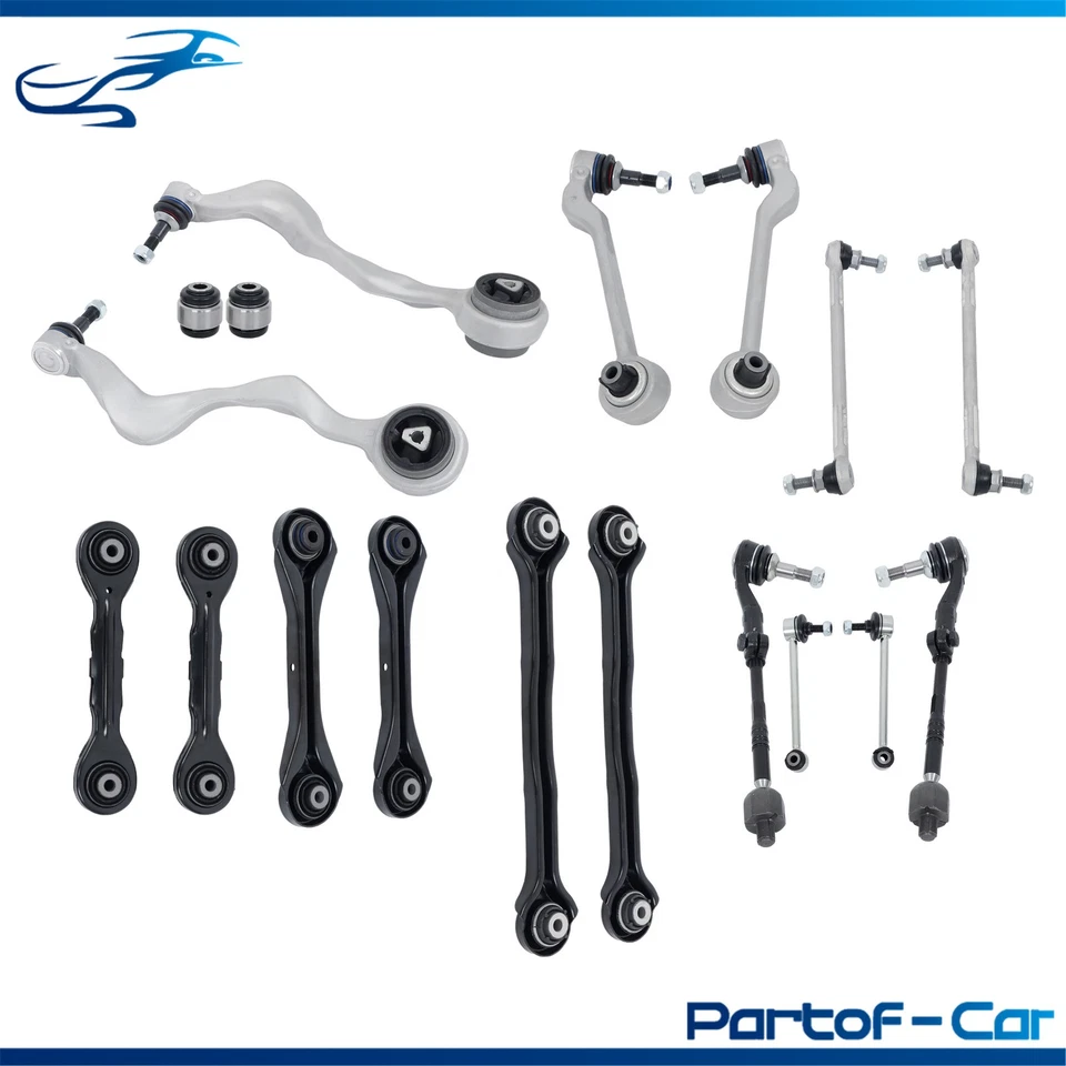 Kit de suspensión de eslabones de barra estabilizadora brazo de control delantero trasero 18 piezas para BMW 335d 2009-2010 Foto 2 de 4