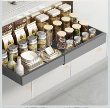 Pull Slide Out Cabinet Organizer Expandable Drawer 12.6''-20.5'' Easy Install