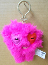 FUGGLER Funny Ugly Plush Monster Keychain Keyring CAPTAIN CARDIAC PINK New w/Tag