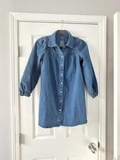 Kate Spade Girls' Denim Long Sleeve  Shirtdress Jean Jacket Target Size Large