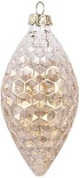 Clayre & Eef 6GL5166 Christbaumkugel Ø 6X12 Cm Goldfarben