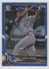 2018 Bowman Draft Chrome Blue Refractor 128/150 Kevon Jackson #BDC-83 fm0