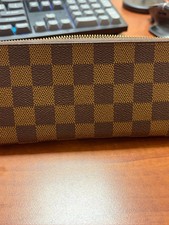 Louis Vuitton Damier Ebene Clemence Wallet