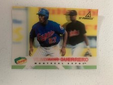 Vlad Guerrero 1997 Pinnacle Dennys hologram baseball card #22.   MLB HOFer