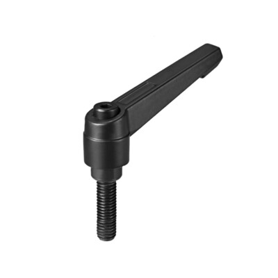 M8 x 25mm Handle Adjustable Clamping Lever Thread Male Threaded Stud