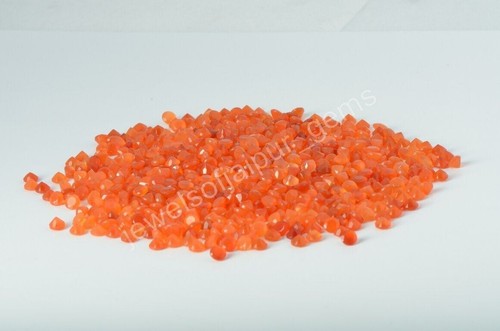 3mm Round Cut Natural Carnelian Untreated Loose Gemstone 100 Pieces - Picture 8 of 8