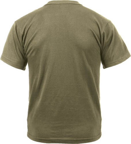 Rothco Solid T-Shirt Army Color Military Short Sleeve Poly/Cotton or 100% Cotton - Bild 33 von 37