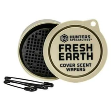 Hunter's Specialties Fresh Earth Cover Scent Wafers w/ 3 Scent Wafers (1 Pack) 