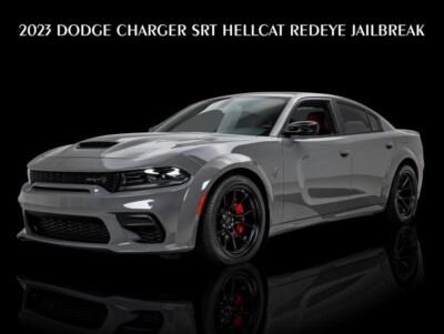 2023 Dodge Charger SRT Hellcat Redeye Jailbreak Metal Sign: 12x16'' & Ships Free
