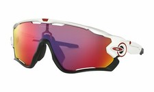 Oakley Jawbreaker Prizm Road Red and White Sunglasses OO9290-05 31
