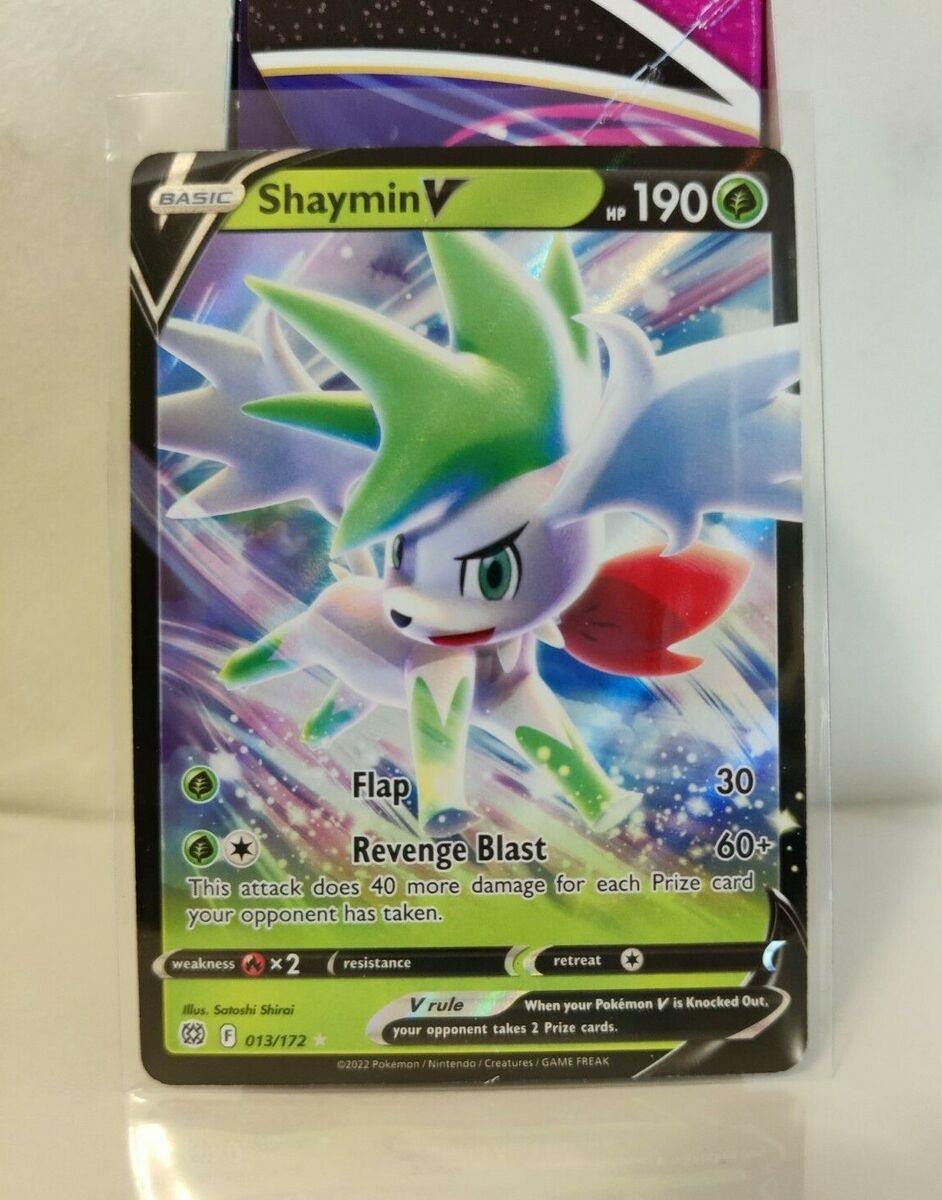 Pokemon Card TCG - Shaymin V 013/172 (Ultra Rare) - Brilliant Stars - NM/M